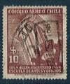 Chili 1949 - YT PA 125 - oblitr - Roue et colonne