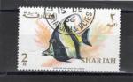 Timbre Sharjah Oblitr / 1966 / Y&T N161.