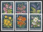 Autriche - 1966 - Yt n 1044/49 - N** - Fleurs de Alpes