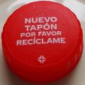 Espagne Capsule Plastique  visser Coca Cola Nuevo Tapn Por Favor Recclame