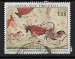 France N 1555 peinture rupestre de la grotte de Lascaux  Montignac 1968