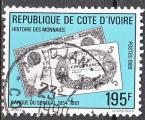 COTE d'IVOIRE N 821 de 1989 oblitr  