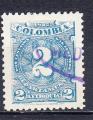 COLOMBIE - 1902 - Chiffre -  Yvert Antoquia 118 oblitr
