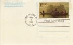 -U.A/U.S.A 1990 - Carte pr-timbre, peint. G. Caleb Bingham - YT ? / Sc UX14 