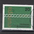 Timbre Allemagne / RFA / Oblitr / 1971 /  Y&T N538.
