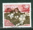 Canada 1986 Y&T 954 oblitr 75e anniversaire service postal arm 