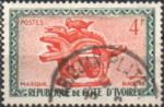 Cte d'Ivoire (Rp.) 1960 - Masque Baoul, obl. ronde - YT 184 
