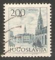 Yugoslavia - Scott 1073e    architecture / cathedral