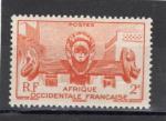 Timbre des Colonies Franaises / 1947 / Afrique Occidentale / Y&T N33