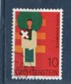 Timbre Liechtenstein Oblitr / 1968 / Y&T N435.