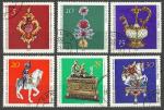 RDA 1971; Y&T n 1370  75; srie 6 timbres, oeuvre d'Art de Dresde
