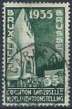 Belgique - 1934 - Y & T n 386 - O. (petite dchirure centre suprieur)