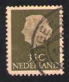 Pays Bas 1954 Oblitr rond Used Stamp Queen Reine Juliana de Profil 35 cents