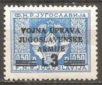 Yugoslavie - Istrie (Administration militaire) N Yvert Service 2 (neuf/*)