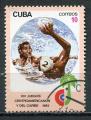 Timbre  CUBA  1982  Obl  N  2379   Y&T   Water Polo