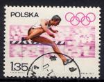 TIMBRE POLOGNE Obl  J O Jeux Olympiques de 1968