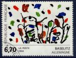 France 1994 - YT 2914 - cachet rond - oeuvre de Georg Baselitz