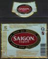 Vietnam Lot 2 tiquettes Bire Beer Labels Saigon Export