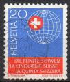 SUISSE N 774 o Y&T 1966 Cinquantenaire de l'organisation Suisse  l'tranger