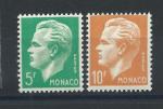 Monaco N349/50* (MH) 1950/51 - Prince Rainier III