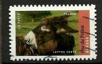 France timbre n 1388 oblitr anne 2017  Ane du Poitou, Anesse