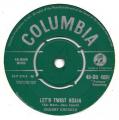 SP 45 RPM (7")  Chubby Checker  "  Let's twist again  "  Angleterre