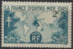 FRANCE - 1945 - Yt n 741 - N** - la FRANCE d Outre-mer