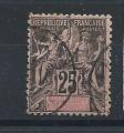 Guadeloupe N34 Obl (FU) 1892 - Type Groupe