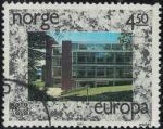 Norvge 1987 Oblitr Used Architecture Btiments Europa Y&T NO 922 SU