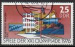 ALLEMAGNE (RDA) N 1806 o Y&T 1976 21 Jeux Olympiques de Montral (rgates)