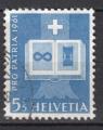 EUCH - Yvert n  677 - 1961 - Tronc et livre avec symboles (Eternit et temps)
