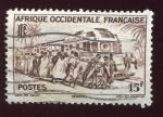 Timbre Colonies Franaises  AOF  1947  Obl  N  40   Y&T  