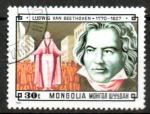 Mongolie Yvert N1152 Oblitr 1981 Beethoven Fidelio