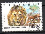 Tanzanie  Y&T  N  1446  oblitr  lion