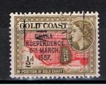 Ghana / 1957-58 / Indpendance / YT n 1, oblitr