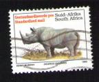 Afrique du Sud Oblitr Used Stamp Animaux sauvages Rhinocros Diceros Bicornis 