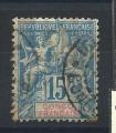Congo N17 obl (FU) 1892 - Type Groupe