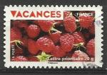 France 2009; Y&T n aa325; lettre 20g, Framboises, srie vacances