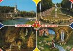 LOURDES (65)-Pont/Le Gave, Basilique, Esplanade, Grotte, B. Soubirou & armoiries