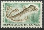 Congo 1961; Y&T n 143 *; 1,00F faune, poisson