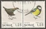 norvege - n 769a  la paire oblitere - 1980