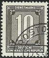 Alemania (RDA) 1957.- Cifras. Y&T S35. Scott O29. D2BXI.