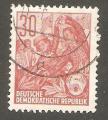 German Democratic Republic - Scott 198   dance