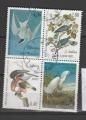 France timbre bloc n2929  2932 ob anne 1995 Arts dco Oiseaux 