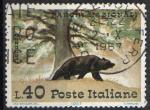 Italie 1967; Y&T n 965; 40L, faune, ours brun