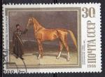 URSS N 5540 o Y&T 1988 Tableaux de chevaux Sardar par A. B. Villevalde