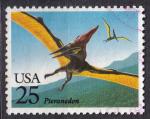 ETATS UNIS - 1989 - Dinosaure - Yvert 1874 oblitr