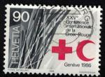 Suisse 1986 Oblitr XXV Confrence Internationale Croix et Croissant rouge SU