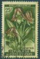 Rpublique Cte d'Ivoire - oblitr - flore (eulophia cucullata)