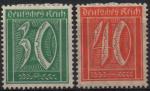 Allemagne : n 142 et 143 x anne 1921